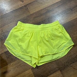 lululemon athletica Yellow Athletic Shorts